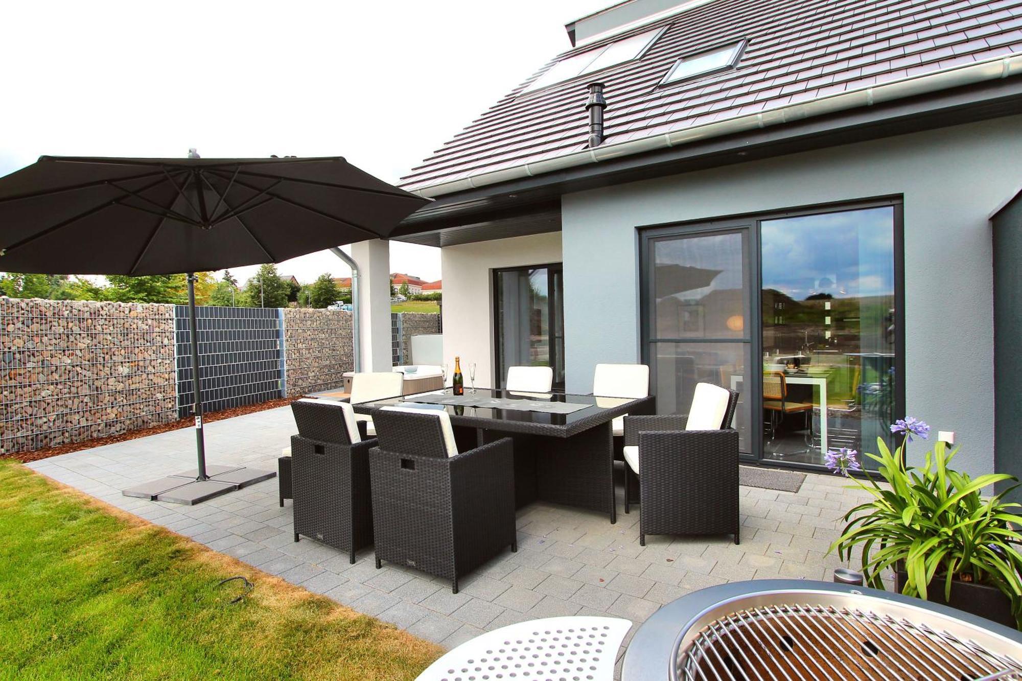 Ferien_Haus Arkadien Gohren-Lebbin Bagian luar foto