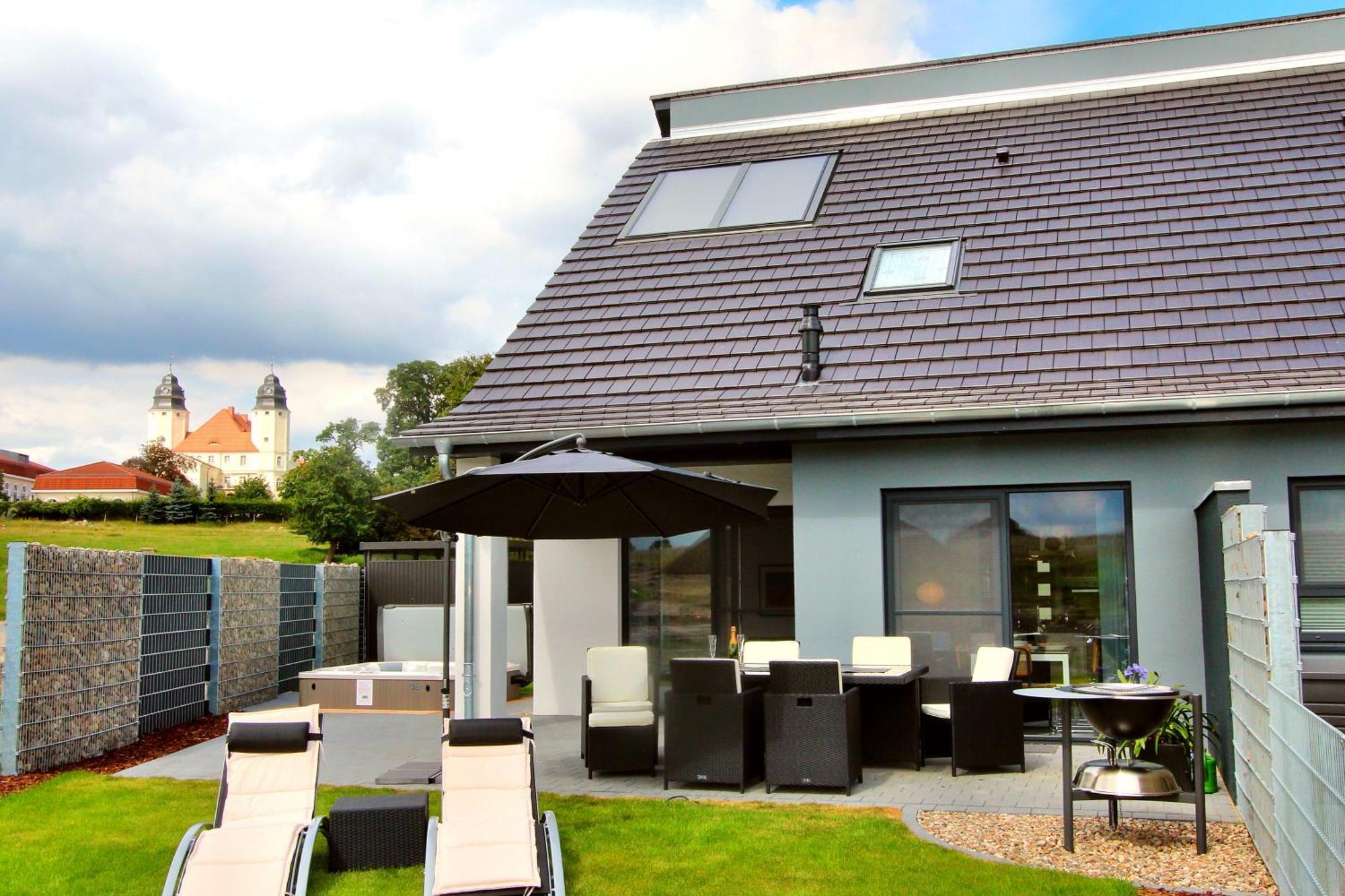 Ferien_Haus Arkadien Gohren-Lebbin Bagian luar foto